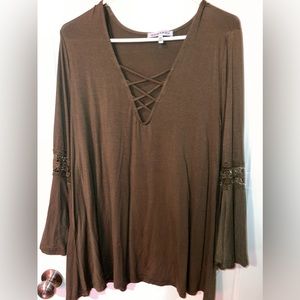 Green Boho Top - Kontrol